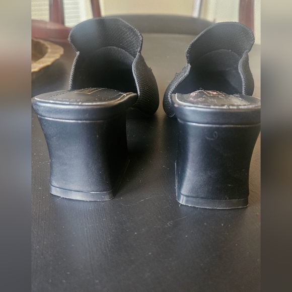 NEWBELLA Black Commute Square Toe Heeled Mules. Size 7 - Picture 9 of 14